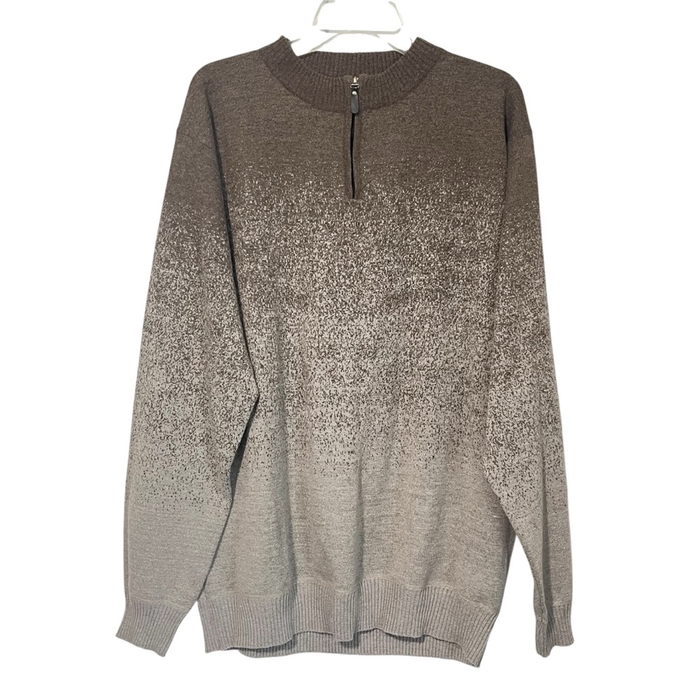 Whipper In men’s XXL 1/4 zip neck gradient sweater